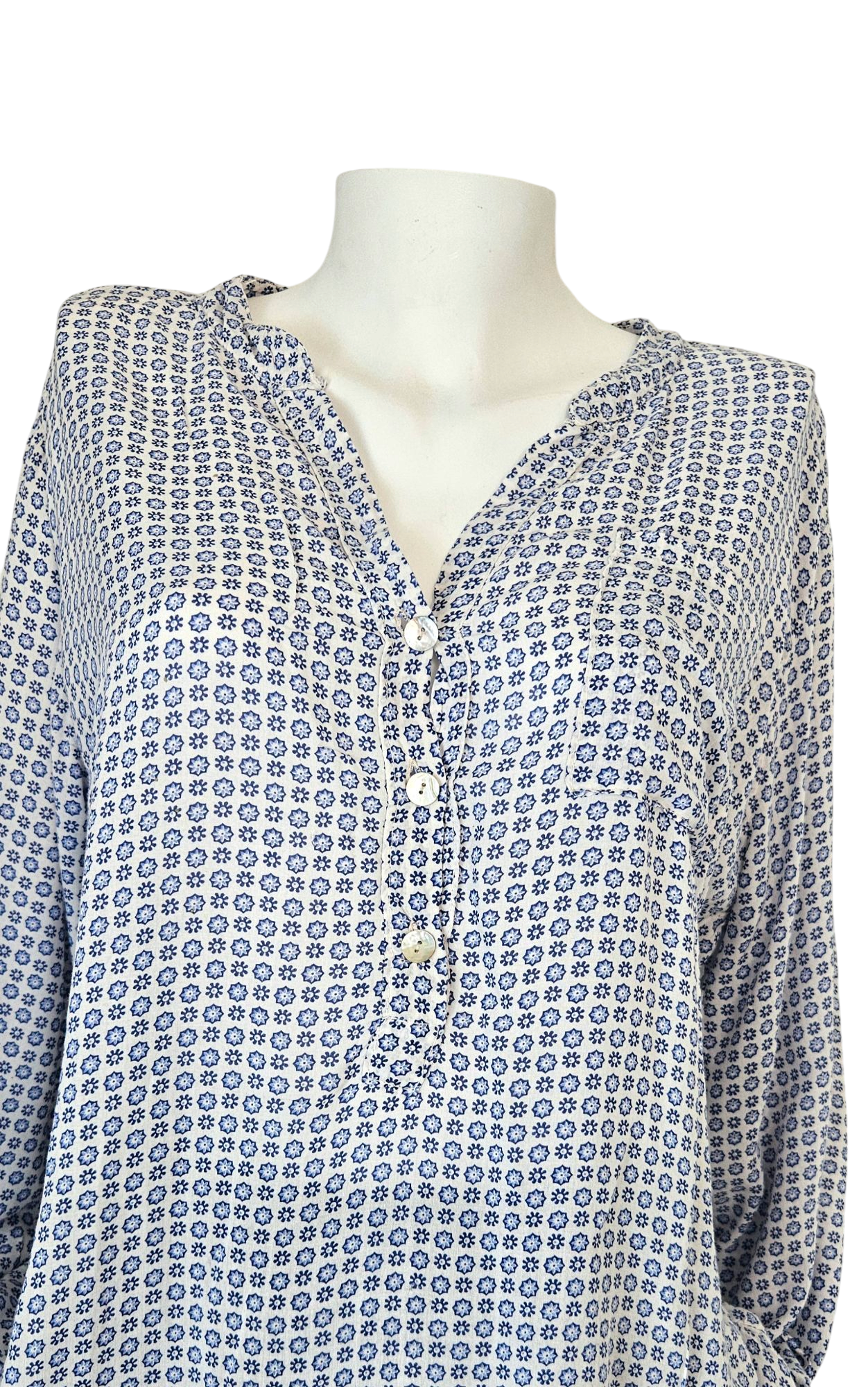 Blouse fluide imprimée XXL