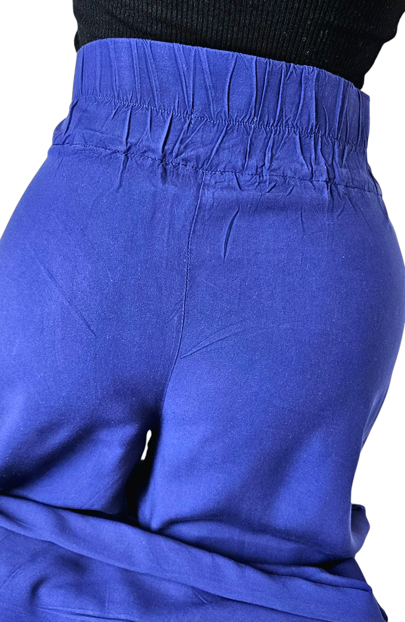 Pantalon bleu fluide