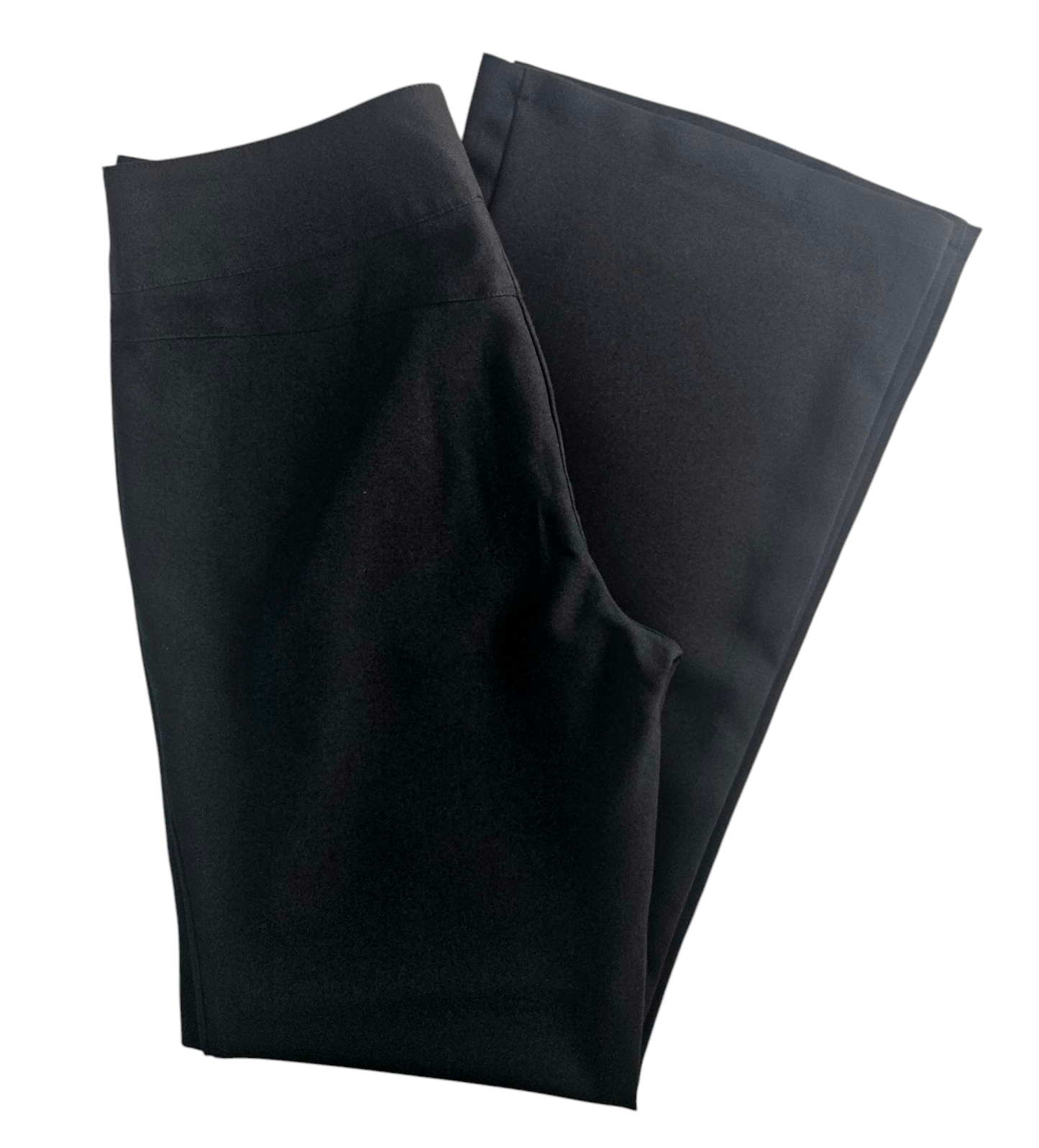 Pantalon noir évasé taille haute